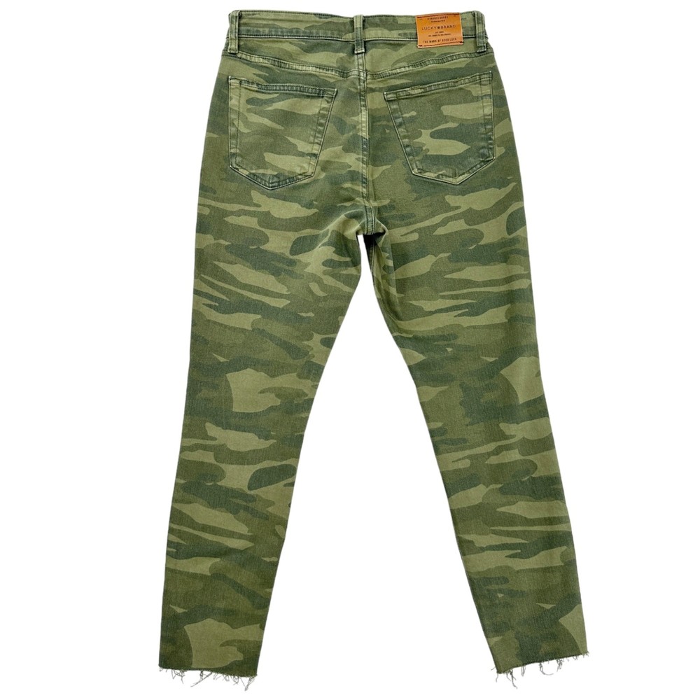 Lucky Brand Jeans Women 6 Camo High Rise Bridgette Crop Pant - Picture 5 of 12